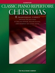 Classic Piano Repertoire Christmas Beginner Solo Sheet Music 8 Songs Book