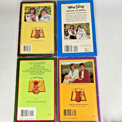 Wee Sing Songbooks Lot Of 4 Fun Folk Silly Songs Around World Christmas Vintage