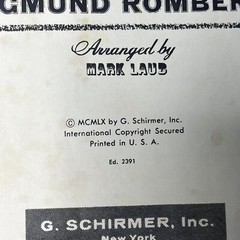 Show Tunes You Like to Remember Hammond Organ u 1960 Vintage Sheet Music Song Bo