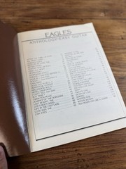 the EAGLES « Anthology — Easy Guitar » music book – textured – M8 – 723188201846