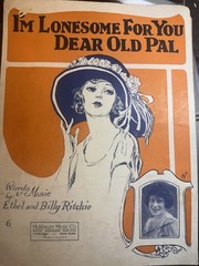 P 3-pack of Vintage 9×12 Sheet Music