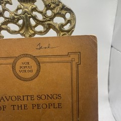 Vintage Theodore Presser Favorite Songs Of The People Vocal Songbook 1927 USA