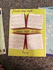 Vintage Sheet Music & Band Instruction Book Lot Mills Music Bing Crosby 5 Pc