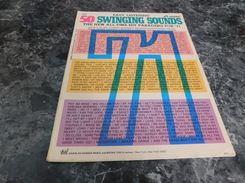 50 Easy Listening Swinging Sounds all time paraders for &rsquo;71 all Organs
