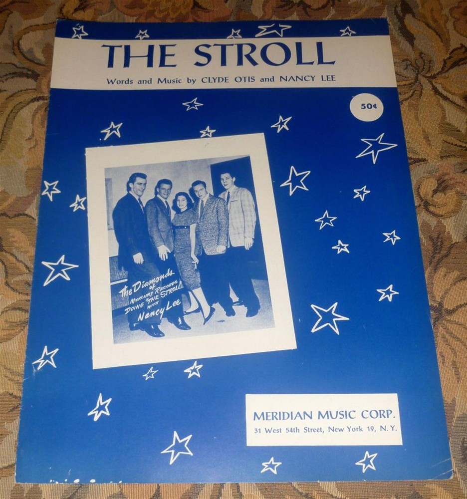 Diamonds with Nancy Lee Sheet Music – The Stroll (1957)
