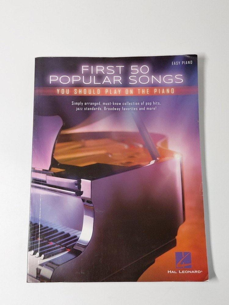 First 50 Popular Songs You Should Play on Piano Sheet Music Easy Piano 000131140