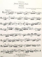 Arioso by Johann Sébastien Bach for Violin OR Cello and Piano