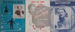 Lot of 40+ 1950s Vintage Sheet Music Pieces – All G or VG Condition
