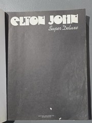 Vintage Elton John Super Deluxe Songbook 1977 Dick James Music