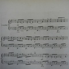 piano McCULLAGH & McCULLAGH , DUBLIN the waltz , early 19th C ,3 pages, military