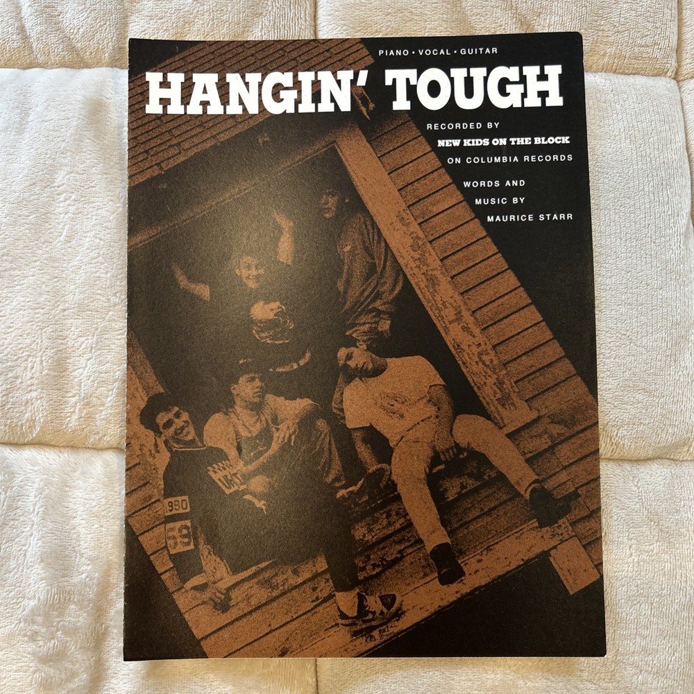 Hangin’ Tough – New Kids On The Block – 1988 Sheet Music