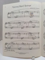 Turning Hand Spring Sheet Music Piano Solo Voice Practice Piece Teacher Kid F3AF