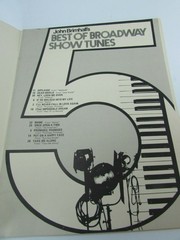 Piano Sheet Music Best of Broadway Show Tunes John Brimhalls Vintage 31910