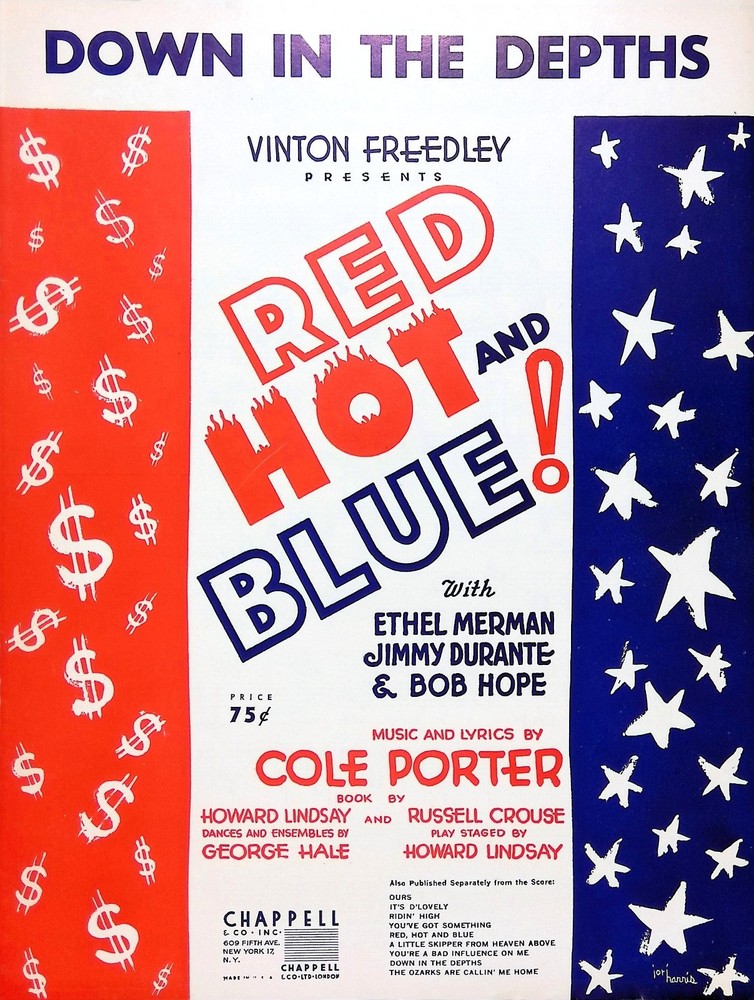 Down In The Depths Sheet Music Red Hot And Blue 1936 Musical Cole Porter
