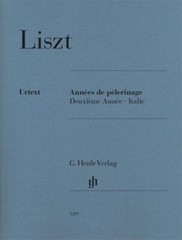 Liszt Annees De Pelerinage Sheet Music Deuxieme Annee Italy Piano Solo 051481389