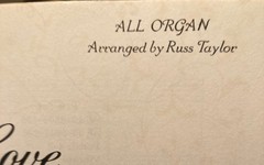 Vocal-Sheet Music: With My Love, Words, Chords, Music for « All Organ » 96 pages