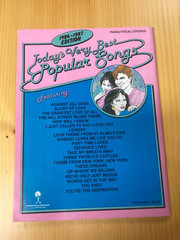 1986 – 1987 TODAYS VERY BEST POPULAR SONGS PIANO / VOCAL / CHORDS