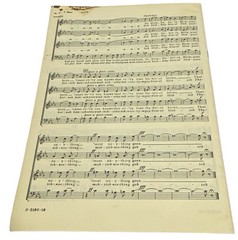 Anything Goes – Sheet Music 1934 Choral Selections Series Four-Part Mixed Voices