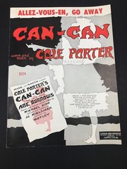 1953 ALLEZ-VOUS-EN, GO AWAY Vintage Sheet Music COLE PORTER Can-Can