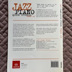 Jazz Piano Quick Studies, Grades 1-5 (ABRSM Exam … by DIVERS AUTEURS Paperback