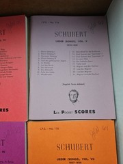 4 Vintage Lea Pocket Scores SCHUBERT Nos. 113 114 115 116 L.P.S. Music Books