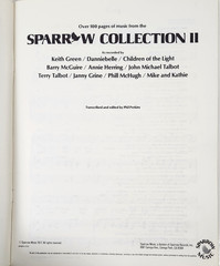 Sparrow Collection II Songbook – VTG Christian -1970s-V/P/G-Sparow Rec.Artists
