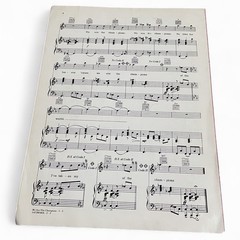1978 VTG Queen We Are The Champions Piano Sheet Music Piano Solo