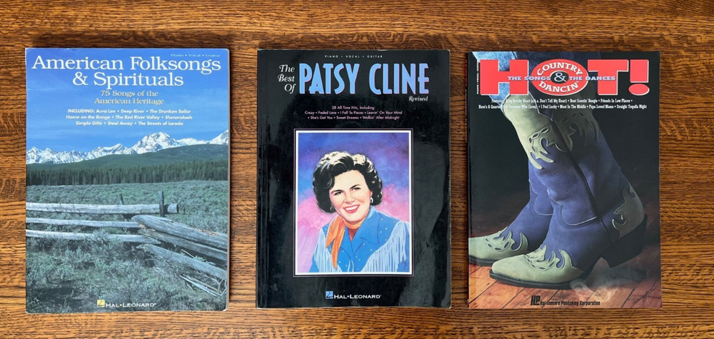 Lot of 3: Hal Leonard Adult Contemporary Song Books 1990s – Piano, Vocal, Guitar