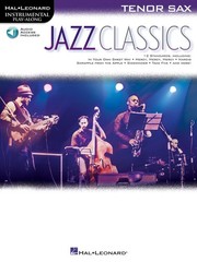 Jazz Classics Tenor Sax Solo Sheet Music 12 Songs Play-Along Book Online Audio