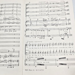 Battle Hymn Of The Republic Shawnee Press SATB Choir Sheet Music 1943 Lyrics