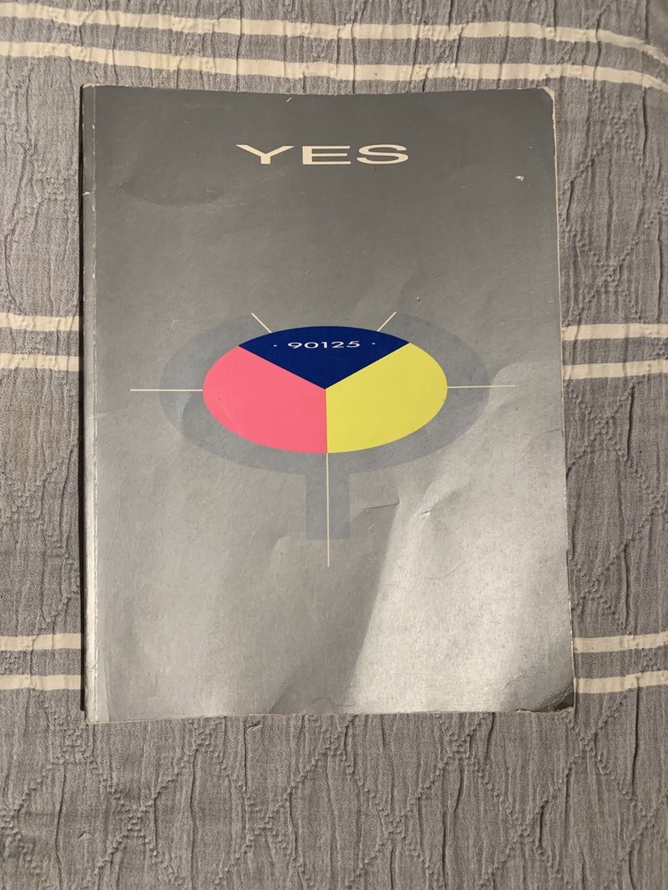 Yes 90125 Song Book Sheet Music Warner Bros. in VERY GOOD CONDITION OOP