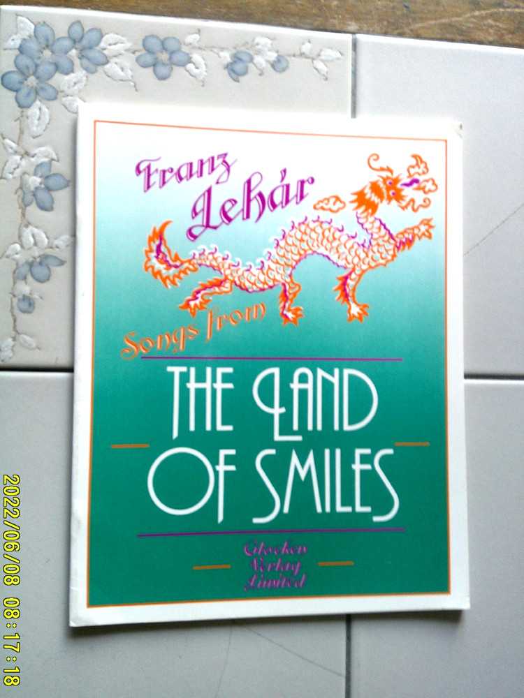 Glocken Verlag Songs from The Land of Smiles for Voice & Piano by Franz Lehar