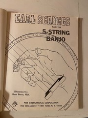 Earl Scruggs and the 5-String Banjo Peer Intl. Instruction Book W/ Insert PB