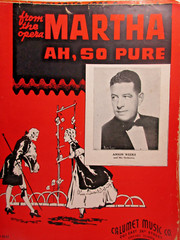 Piano Sheet Music – Martha Ah, So Pure – Calumet Music 1938