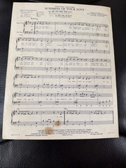1968 CREAM vintage rock sheet music « SUNSHINE OF YOUR LOVE » by Eric Clapton