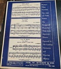 1903 Gold & Silver Valse Sheet Music Franz Lehar Art Nouveau Cover