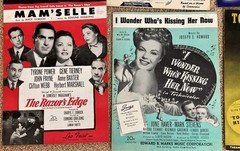 1940s Sheet Music Movie Hits 12 pieces Stars pics Crosby Hope Lund Hutton Flynn