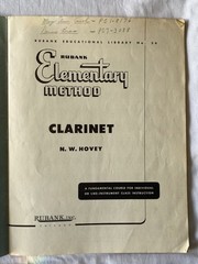 Lot of 3 Vintage Rubank Elementary Method Books Clarinet Flute Trumpet Cornet