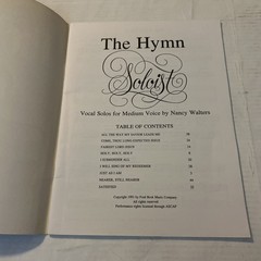 The Hymn Soloist Vocal Solos for Medium Voice Nancy Walters Fred Bick BG0886