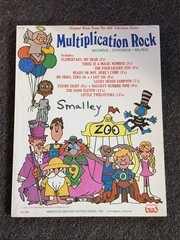 Vintage Multiplication Rock Words Chords Music Book School House Rock ABC 1974