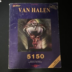 Van Halen 5150 Guitar/Voice Songbook Sheet Music Tabulature Cherry Lane