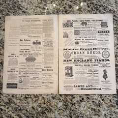 Music & Drama Vol II No. 9 New York, June 3, 1882 32 Pages – 11×16”