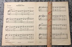 Sandman&rsquo;s Near Piano Sheet Music 1944 Ella Ketterer Vintage Original 1940&rsquo;s