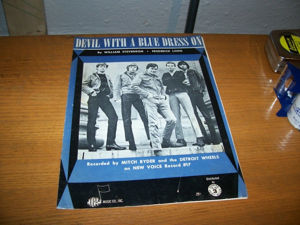 Mitch Ryder & The Detroit Wheels -Devil With A Blue Dress On Sheet Music