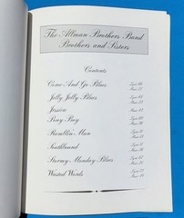 The Allman Brothers Band Brothers and Sisters Song Book 1974 Sheet Music