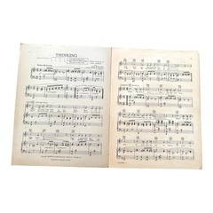 Thinking Sheet Music Herb Carlin Ukulele Chords Harold Rossiter Chicago 1926