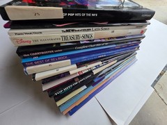Lot of 16 Vintage 1990s Piano/Vocal/Guitar Songbooks – 90s Chart Top Hits ROCK +