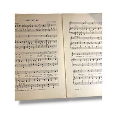 1921 Sighing A Fox-Trot Sheet Music Brown Stover Ted Browne Music Co
