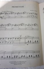 Promenade Piano Sheet Music 1971 By William Gillock, Willis Music Co Graphics