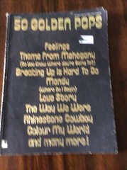 50 GOLDEN POPS songbook – Columbia Pictures 1976 Piano Vocal Organ Chords